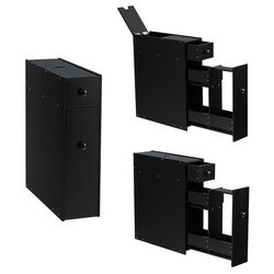 Dulap ingust Costway JZ10230DK (Black) Thumb