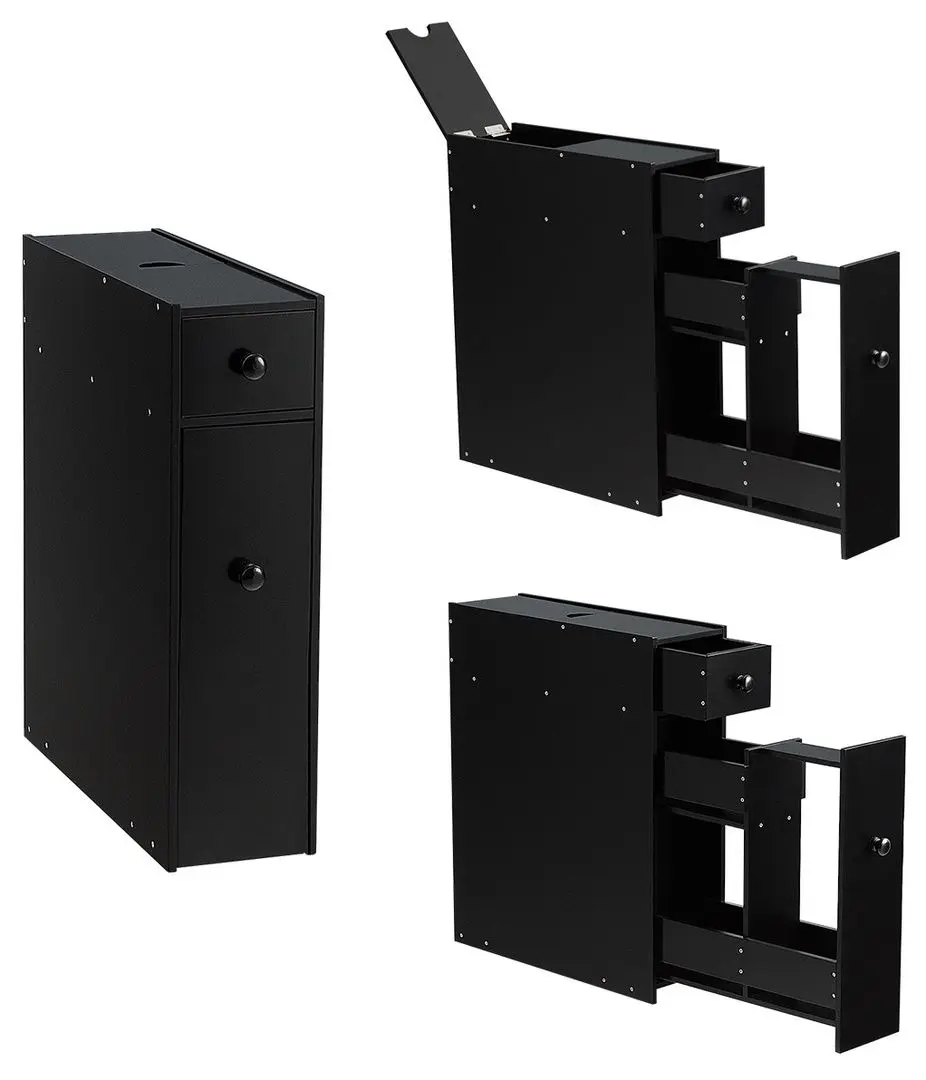 Dulap ingust Costway JZ10230DK (Black) - 2