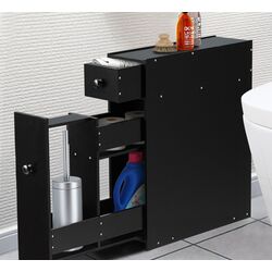 Dulap ingust Costway JZ10230DK (Black) Thumb