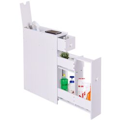 Узкий шкаф Costway JZ10230WH (White) Thumb