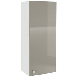 Dulap suspendat Haaus Zaria 1D 72x30 cm (Grey Gloss/White) Thumb