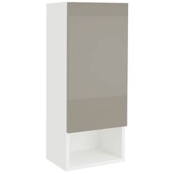 Dulap suspendat Haaus Zed 1D 72x30 cm (Grey Gloss/White) Thumb