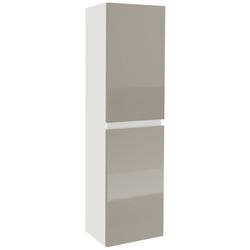 Dulap suspendat Haaus Zed 2D 104x29 cm (Grey Gloss/White) Thumb