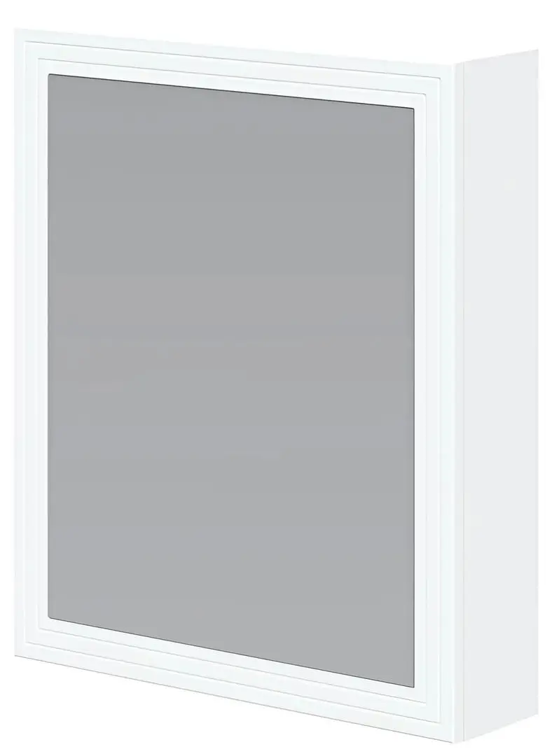 Dulap cu oglinda Halmar Toreto SLU-60 (White Matt)