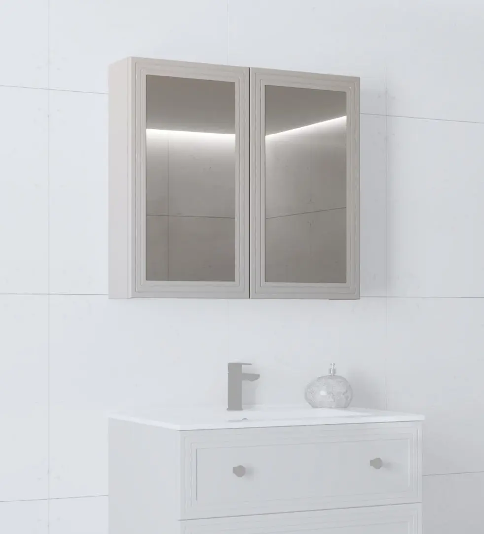 Dulap cu oglinda Halmar Toreto SLU-80 (Cashmere)