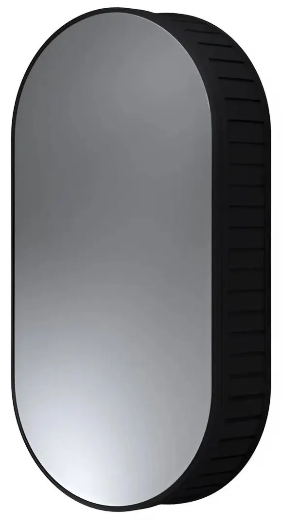 Шкаф с зеркалом Halmar Venezia SLU (Black Matt)