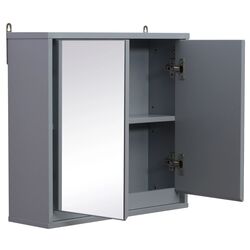 Dulap cu oglinda Homcom 834-172 48x14x45 cm (Grey) Thumb