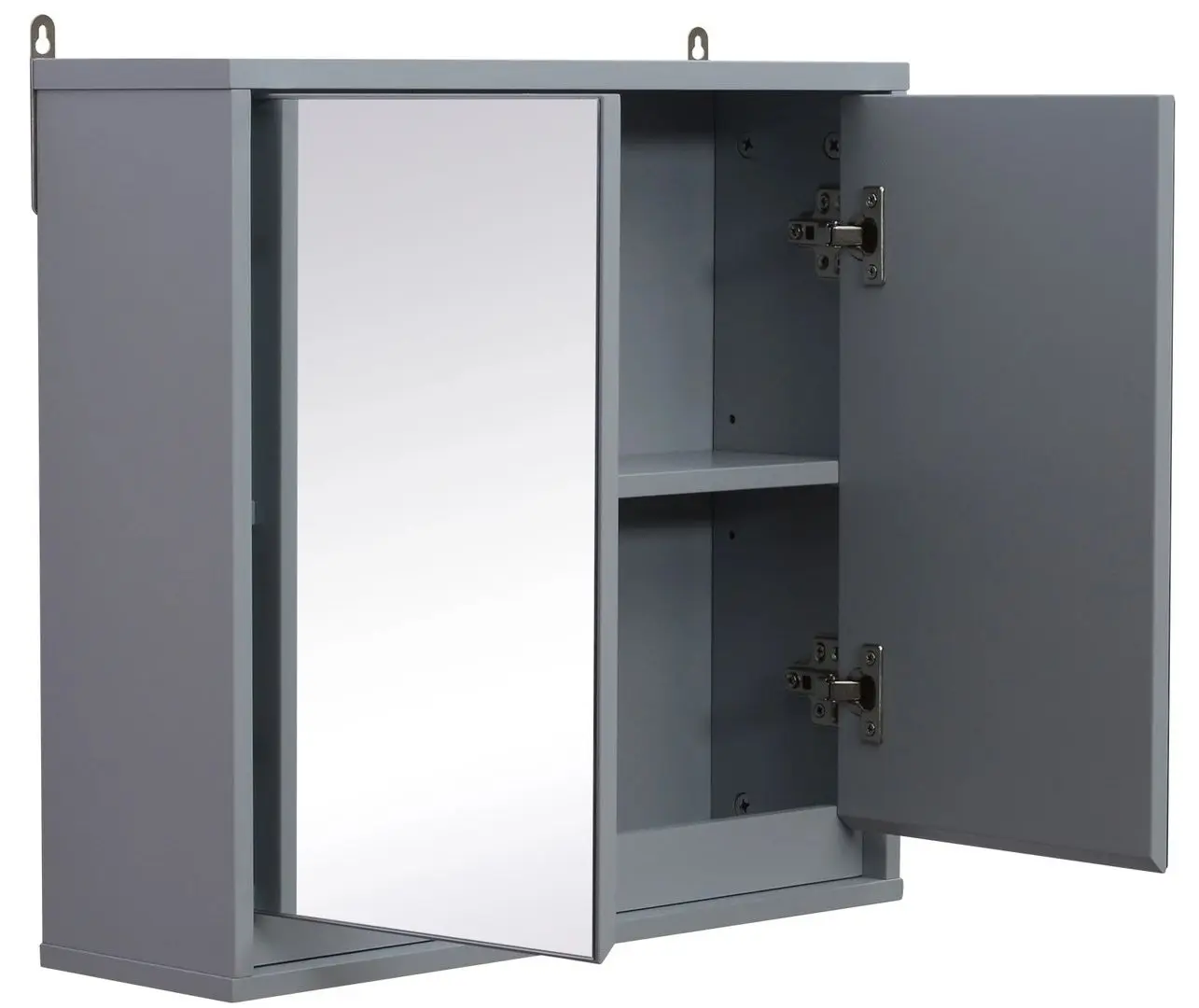 Dulap cu oglinda Homcom 834-172 48x14x45 cm (Grey)