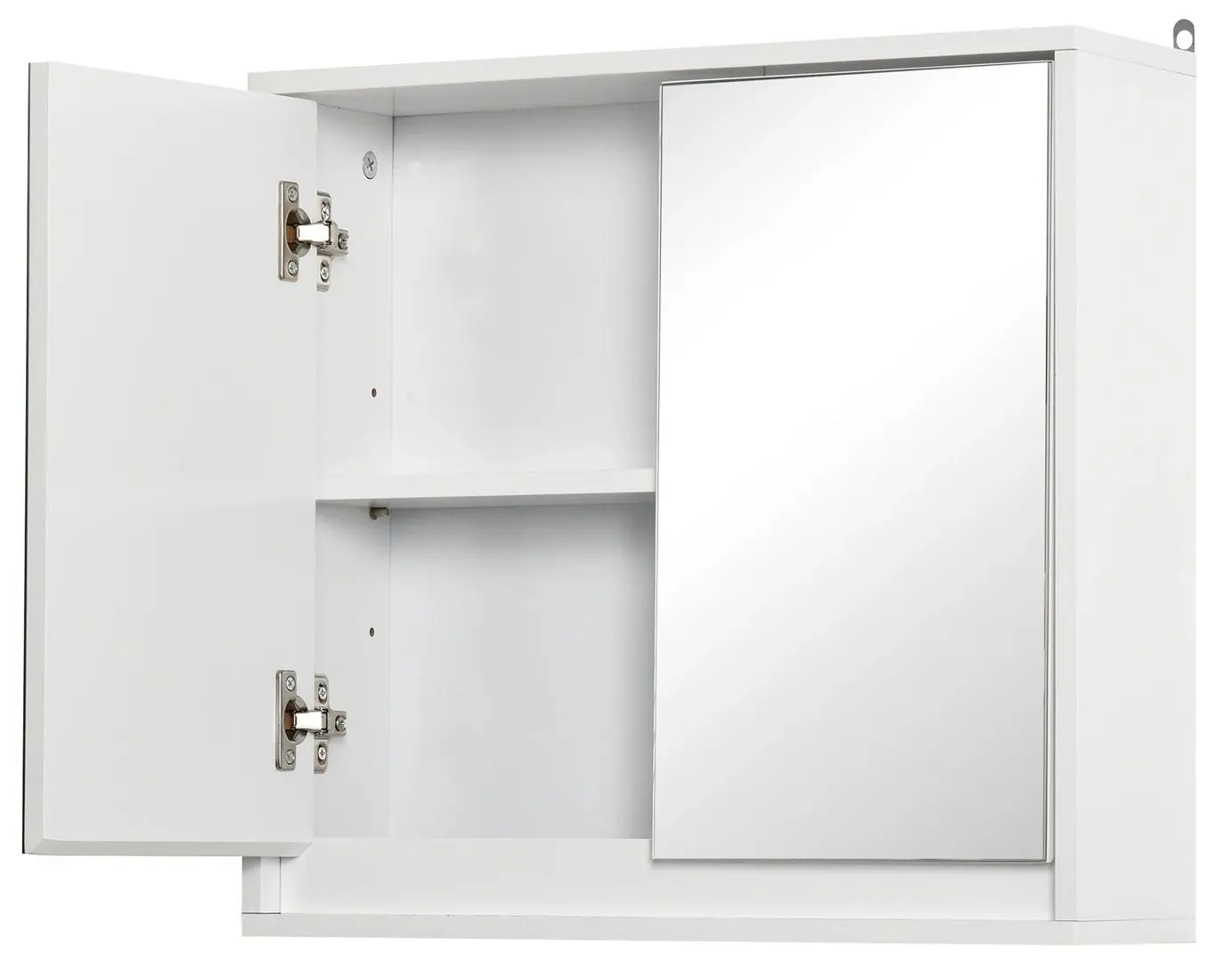 Dulap cu oglinda Homcom 834-172WT 48x14x45 cm (White)