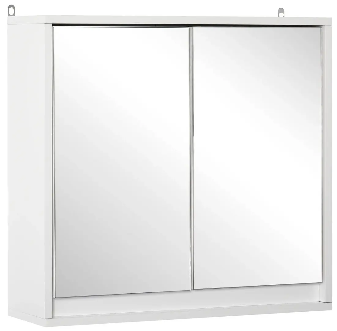 Dulap cu oglinda Homcom 834-172WT 48x14x45 cm (White)