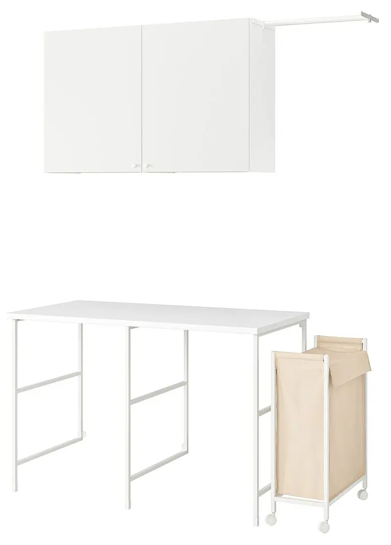 Set mobila pentru baie Ikea Enhet 139x63 (Alb) - 5