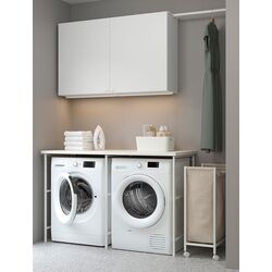 Set mobila pentru baie Ikea Enhet 139x63 (Alb)