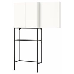 Dulap Ikea Enhet 140x32x204 (Antracit/Alb) Thumb