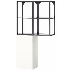 Шкаф Ikea Enhet 80x32x150 (Антрацит/Белый) Thumb
