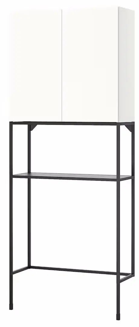 Dulap Ikea Enhet 80x32x204 (Antracit/Alb)
