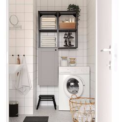 Dulap Ikea Enhet cu cadru 80x32x150 (Antracit/Gri) Thumb