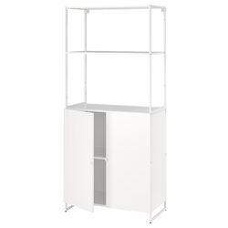 Etajera Ikea Jostein 81x44x180 (Alb)