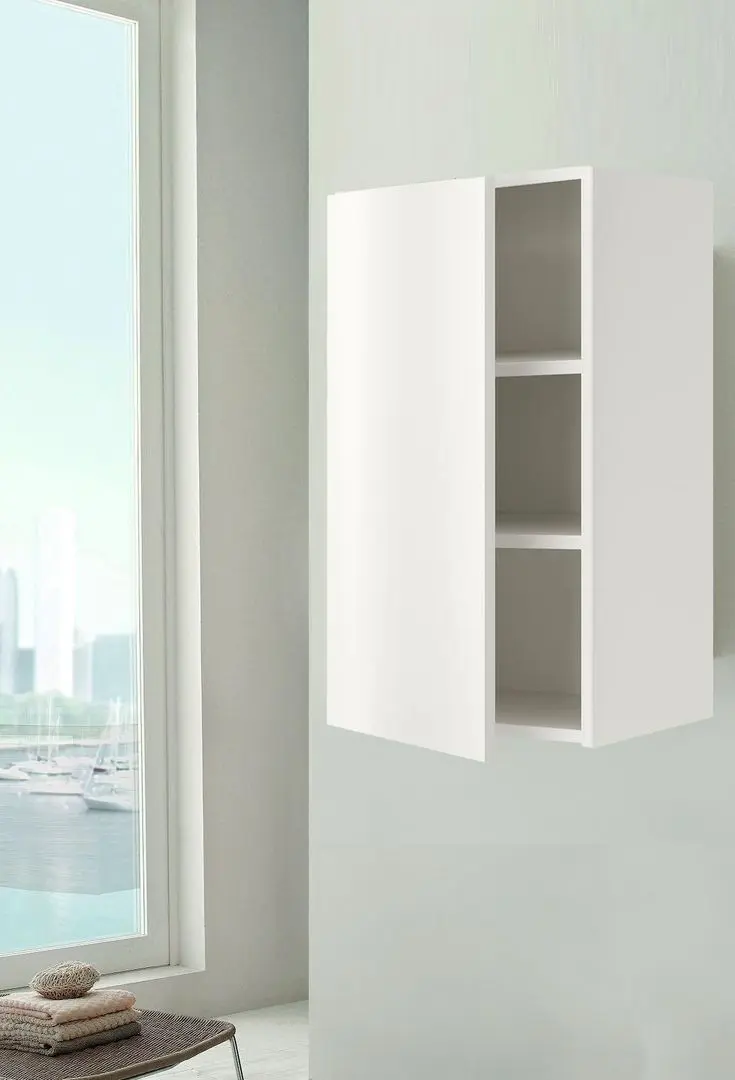 Dulap suspendat Ikea Enhet 2 poliţe/uşa 40x32x75 (Alb)