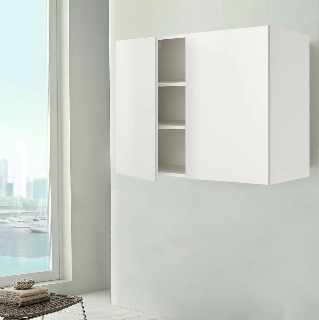 Dulap suspendat Ikea Enhet 2 poliţe/uşi 80x32x75 (Alb)