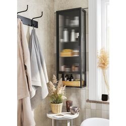 Dulap suspendat Ikea Mossjon 36x18x102 (Antracit/Transparent) Thumb