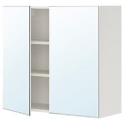 Dulap cu oglinda Ikea Enhet 80x32x75 (Alb) Thumb