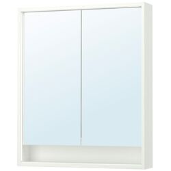 Dulap cu oglinda Ikea Faxalven cu oglinda/iluminare 80x15x95 (Alb) Thumb