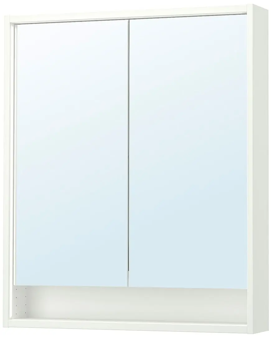 Dulap cu oglinda Ikea Faxalven cu oglinda/iluminare 80x15x95 (Alb)