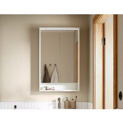 Dulap cu oglinda Ikea Faxalven iluminat integrat 60x15x95 (Alb)