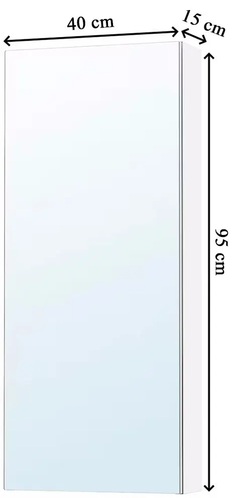 Dulap cu oglinda Ikea Lettan 40x15x95