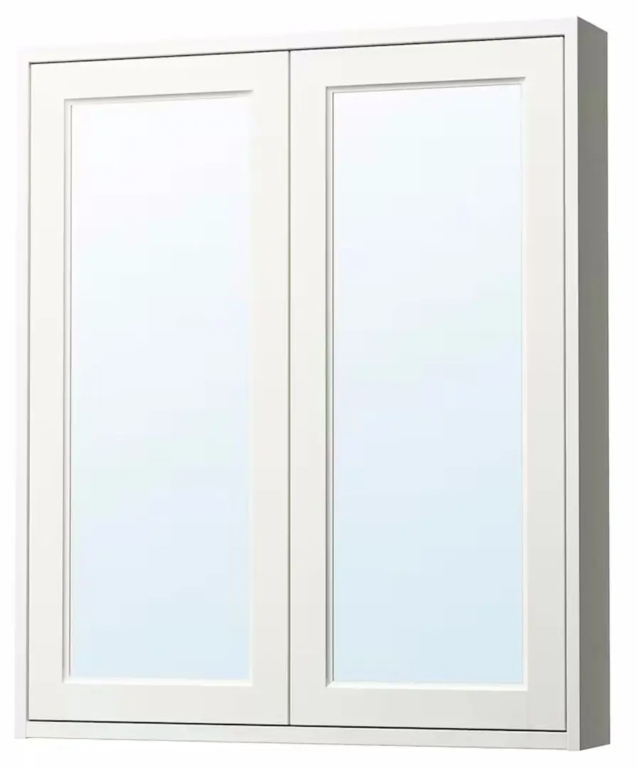 Шкаф с зеркалом Ikea Tannforsen 80x15x95 (Белый)