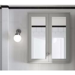 Dulap cu oglinda Ikea Tannforsen 80x15x95 (Gri)