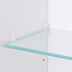 Шкаф с зеркалом Ikea Treasjon 80x17x75 (Белый) Thumb