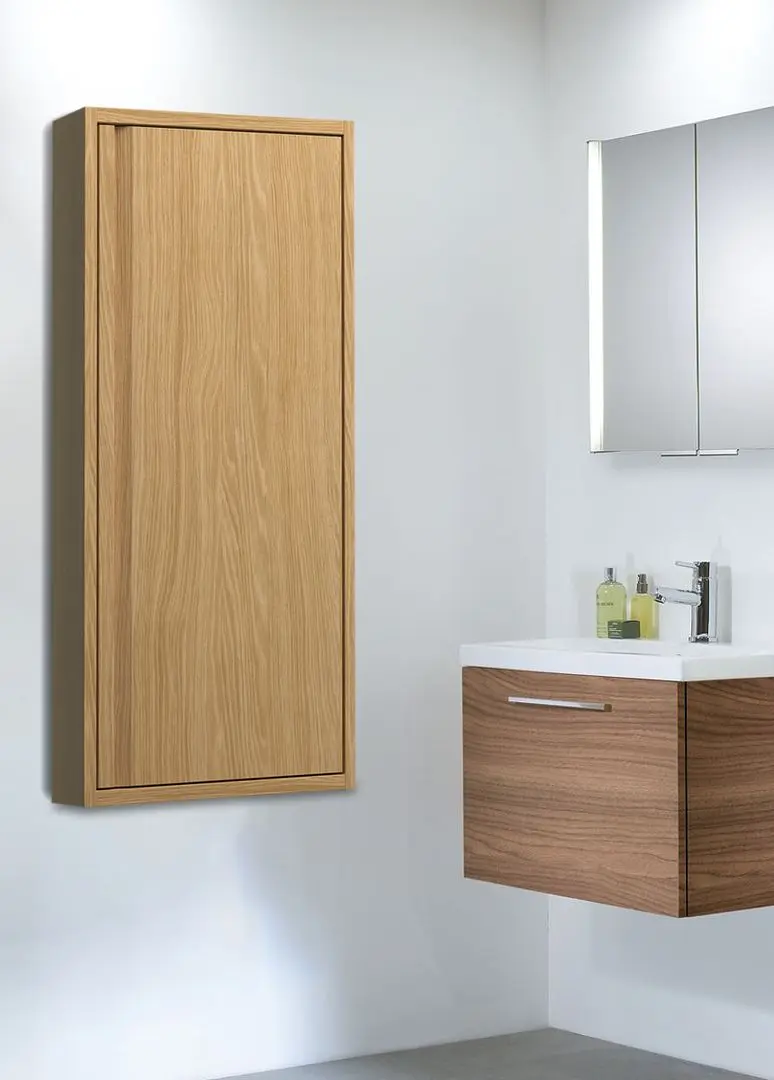 Dulap suspendat Ikea Angsjon 40x15x95 (Aspect Stejar)