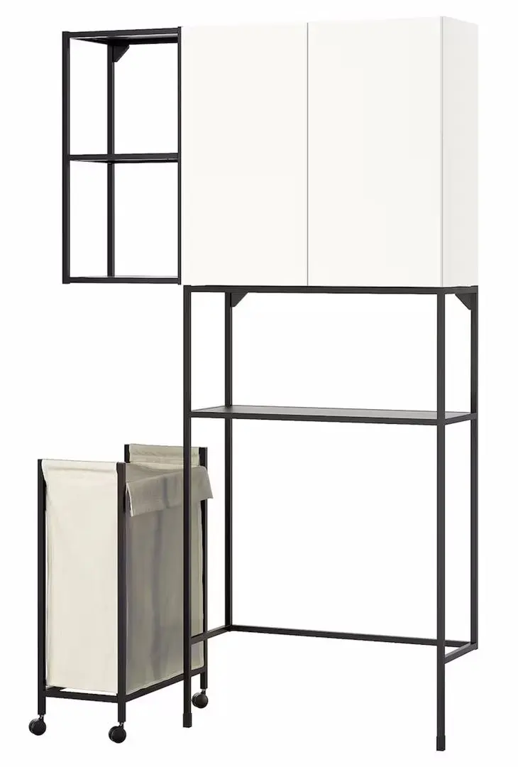 Dulap Ikea Enhet 120x32x204 (Antracit/Alb)