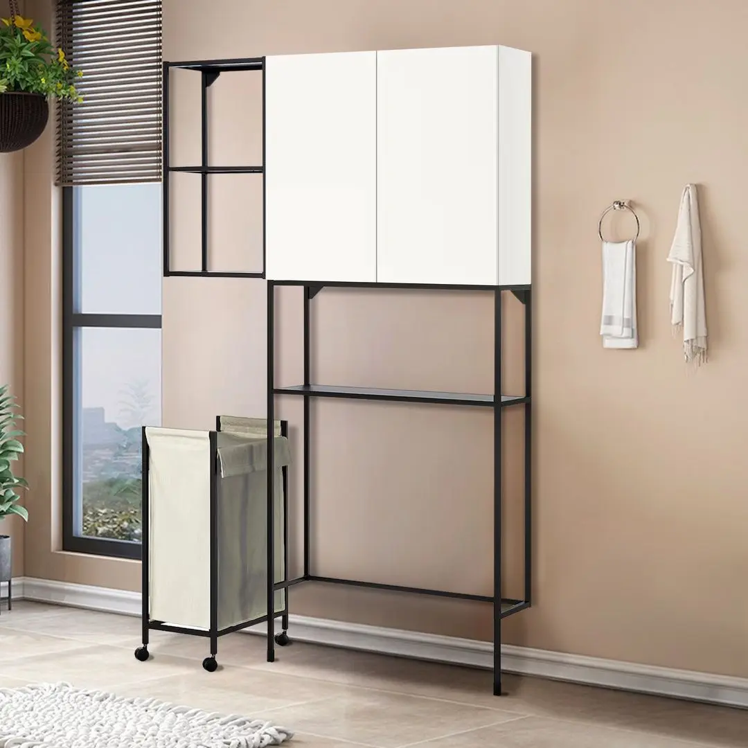 Dulap Ikea Enhet 120x32x204 (Antracit/Alb)