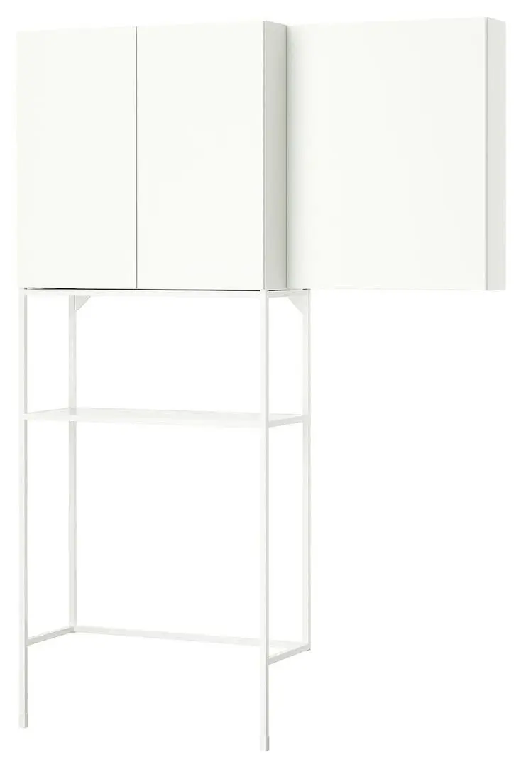 Sistem depozitare Ikea Enhet 3 usi 140x32x204 (Alb)