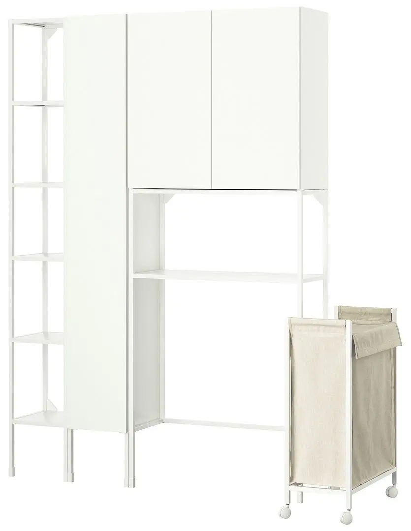 Sistem depozitare Ikea Enhet cos rufe 140x32x204 (Alb)
