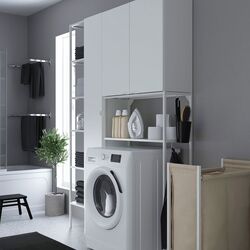 Sistem depozitare Ikea Enhet cos rufe 140x32x204 (Alb) Thumb