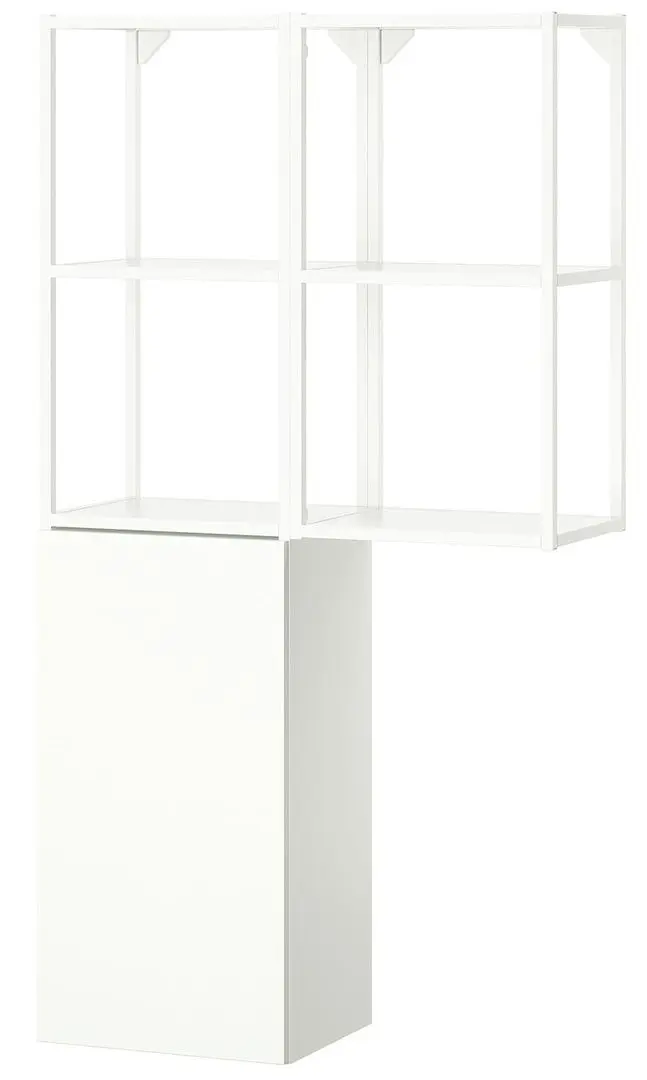 Sistem depozitare Ikea Enhet cadru suspendat 80x32x150 (Alb)