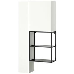 Sistem depozitare Ikea Enhet raft/corp 90x32x180 (Antracit/Alb) Thumb