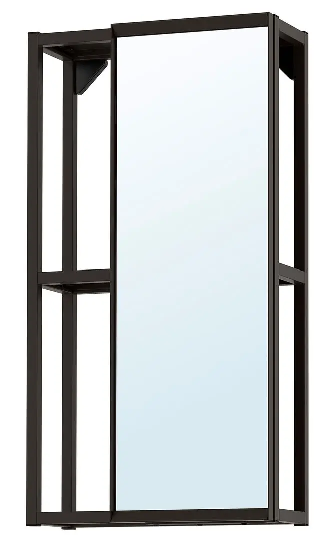 Etajera cu oglinda Ikea Enhet 40x17x75 (Antracit)