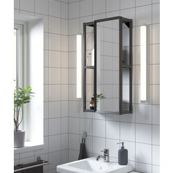 Etajera cu oglinda Ikea Enhet 40x17x75 (Antracit)