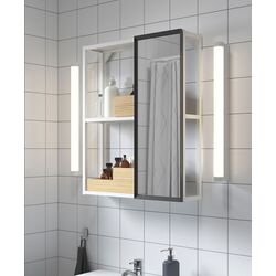 Etajera cu oglinda Ikea Enhet 60x17x75 (Alb)