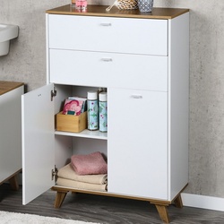 Dulap Kesper 15993 (White/Natural) Thumb