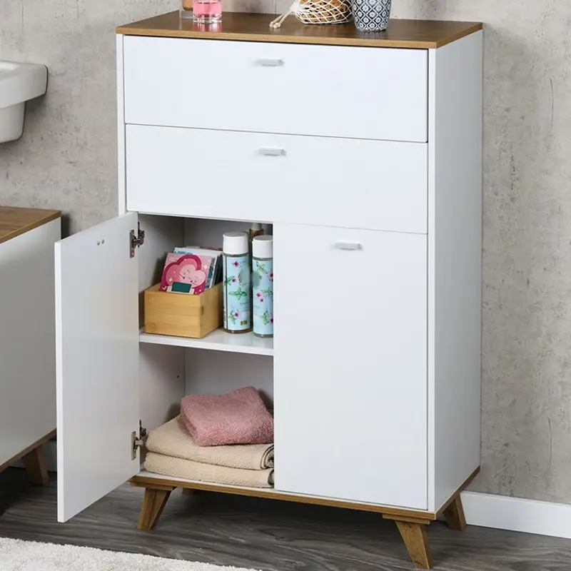 Dulap Kesper 15993 (White/Natural)