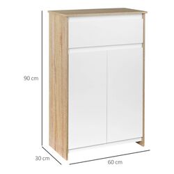 Dulap Kleankin 834-319 (Wood/White) Thumb