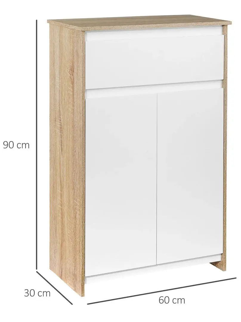 Dulap Kleankin 834-319 (Wood/White) - 6