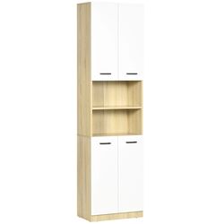 Шкаф Kleankin 834-529V01WT (White/Natural Wood) Thumb