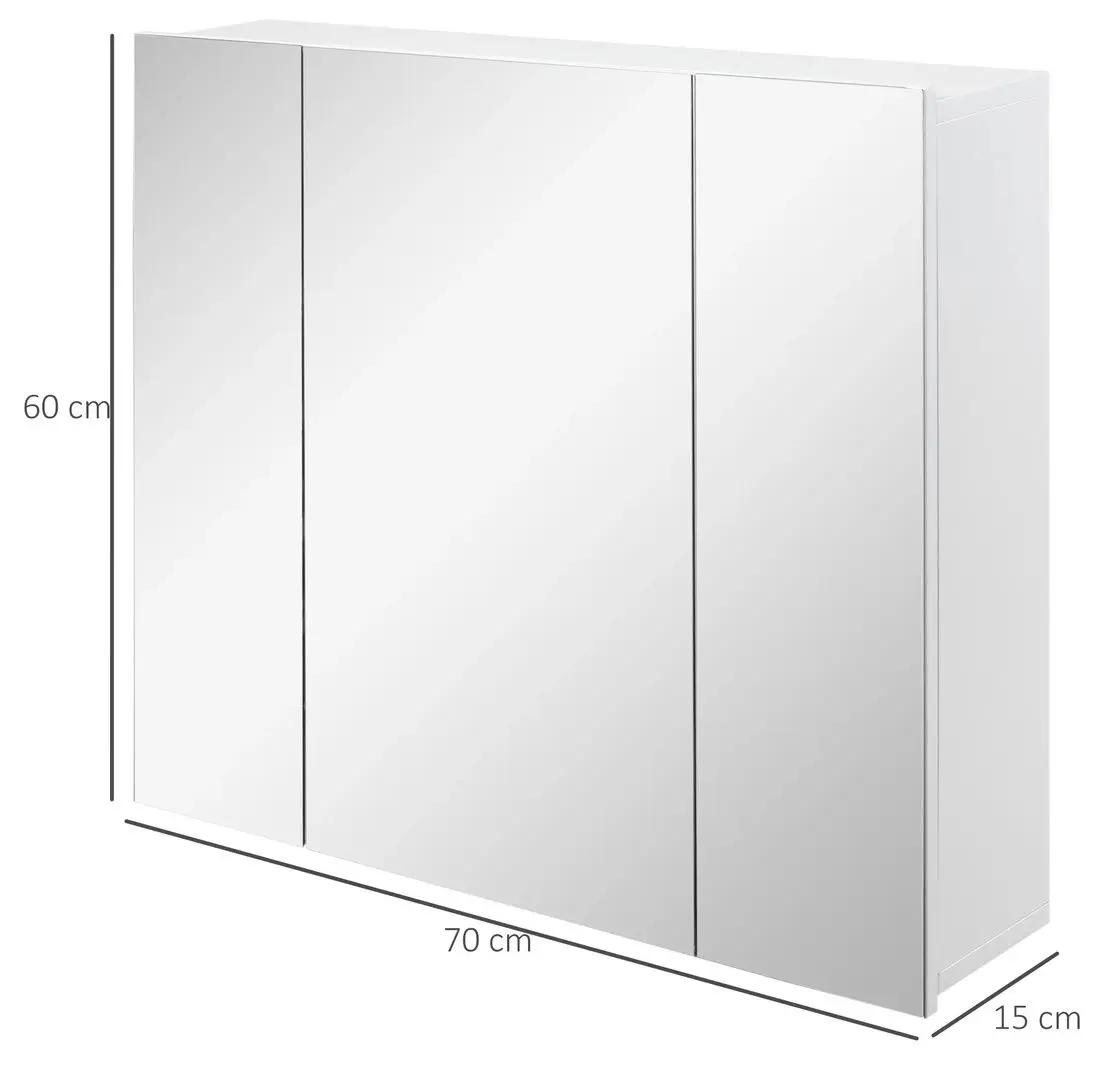 Dulap cu oglinda Kleankin 834-366 (White) - 8