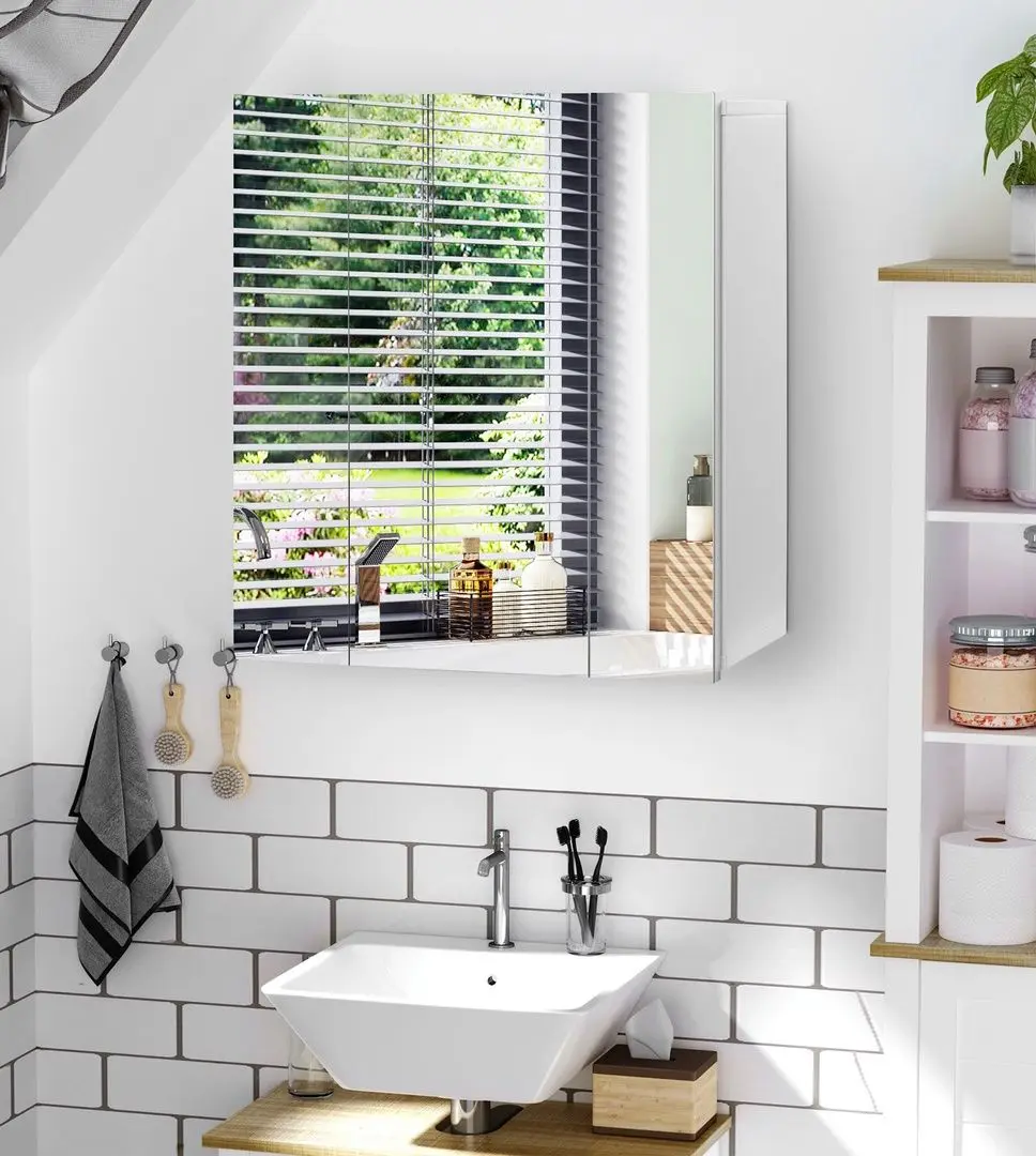 Dulap cu oglinda Kleankin 834-366 (White)